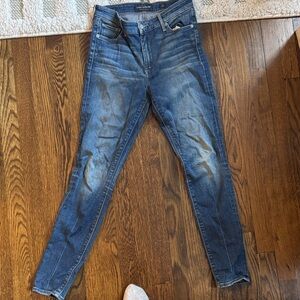 Lucky Brand Women's Dark Blue Skinny Jeans